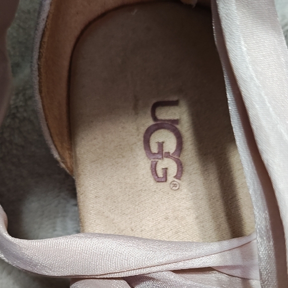 UGG Trina Wedge Shoes Elegant Women's Sandals in Cream Size 6 - Picture 4 of 13